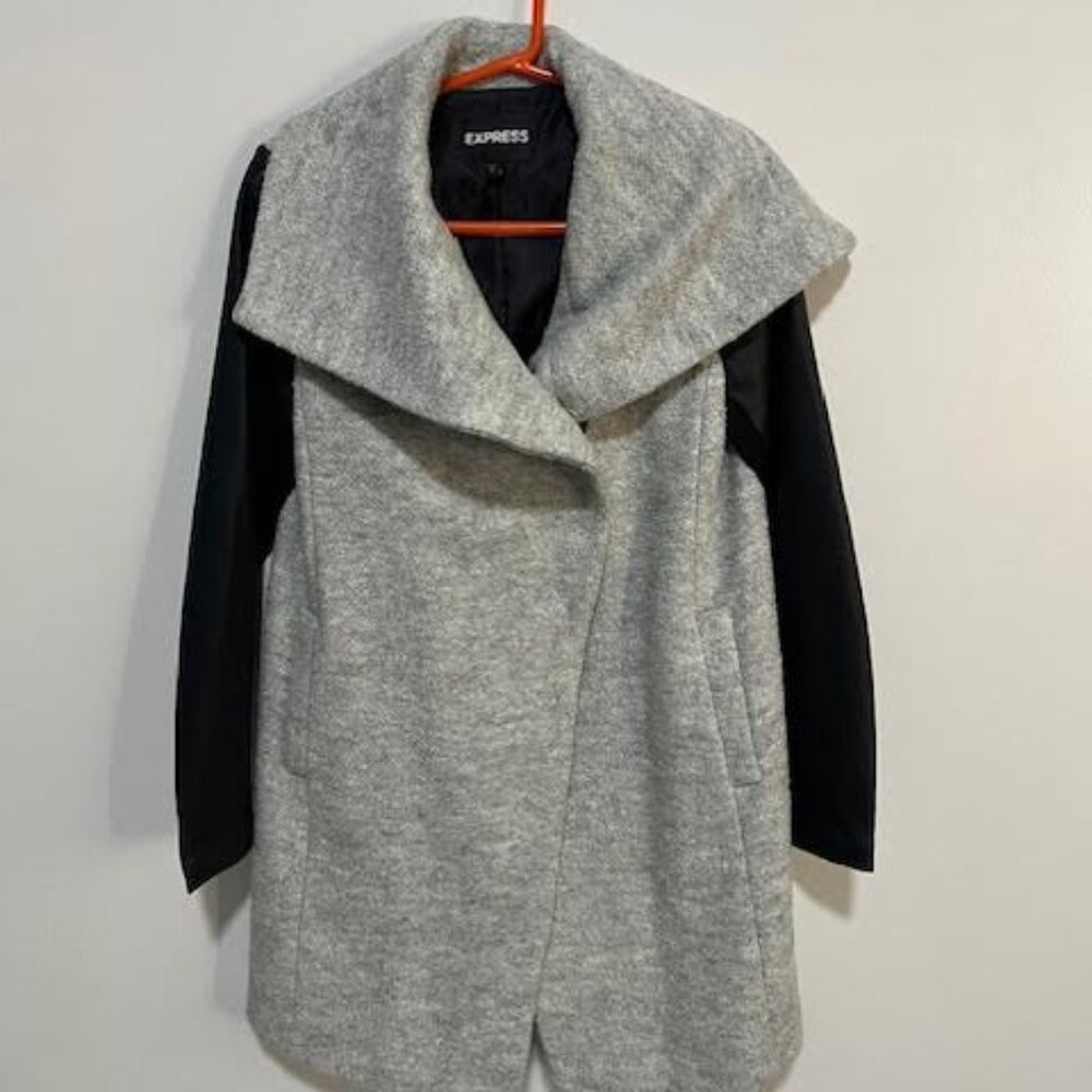 Express Leather Sleeve Jacket
